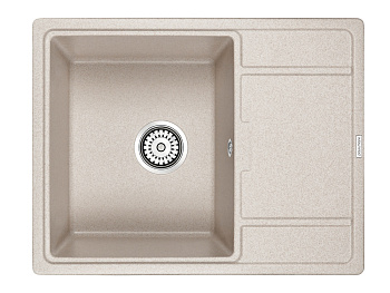 Кухонная мойка Paulmark FLUGEN 50-650 PM216550-BE 65х50 цвет бежевый